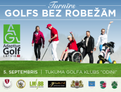 Turnīrs "Golfs bez robežām" 5. septembrī